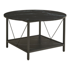 Stolik kawowy Filem Ø80x46 cm [en.casa]
