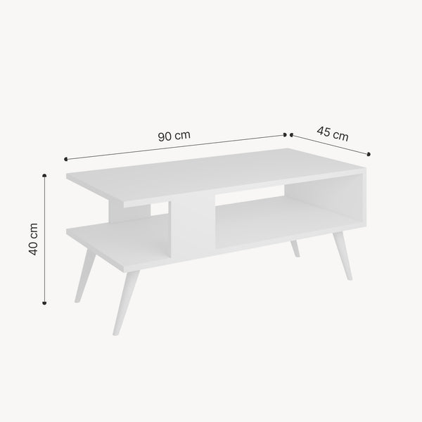 Stolik kawowy Lycksele 40x90x45 cm w różnych kolorach. kolory [en.casa]