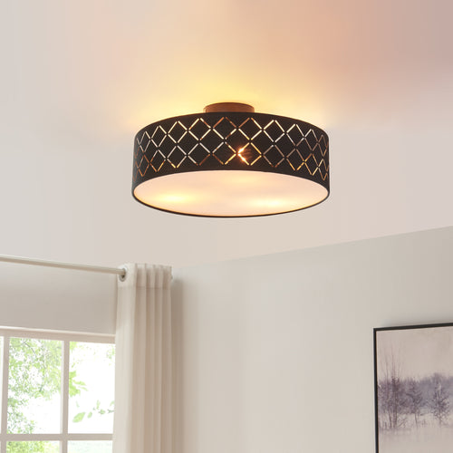 Lampa sufitowa Bay czarna/biała [lux.pro] - premiumXL