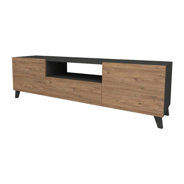 Stolik TV Torsby z 3 drzwiami [en.casa]