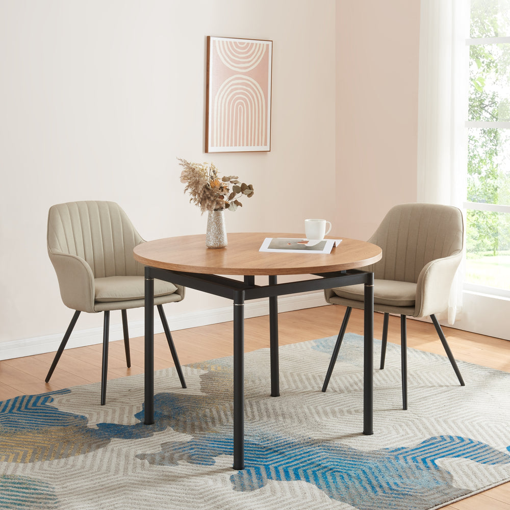 Stół jadalniany Hemnes dąb - wygląd w różnych rozmiarach [en.casa] - premiumXL