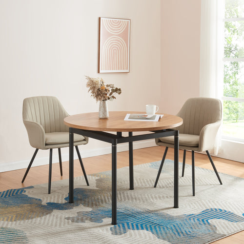 Stół jadalniany Hemnes dąb - wygląd w różnych rozmiarach [en.casa] - premiumXL
