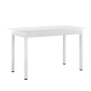 Zestaw jadalniany Honningsvåg 5-częściowy ze stołem 120x60 cm i 4 tapicerowanymi krzesłami en.casa