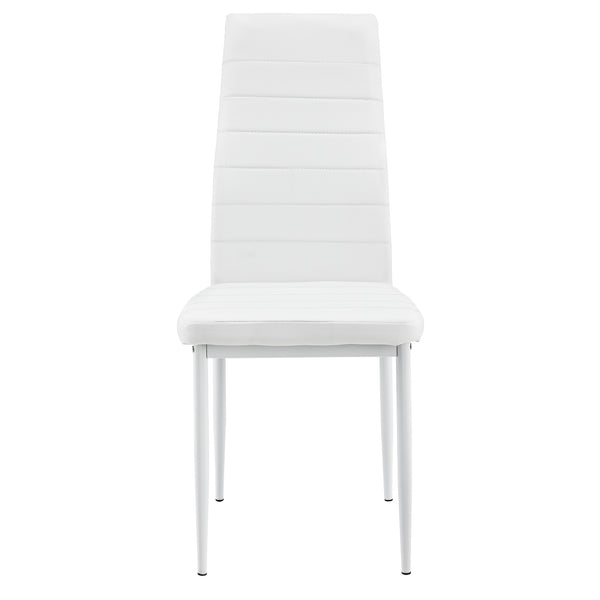 Nowoczesne krzesło skóra PU 6 szt. 96x43 cm