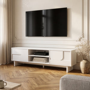 Szafka RTV Katanshumn z 2 drzwiami 150x39x45 cm [en.casa]