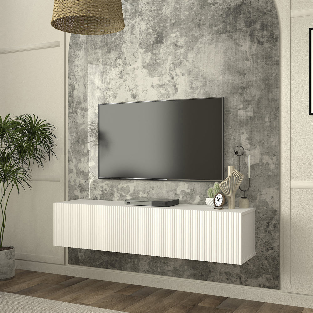 Wisząca szafka pod telewizor Verpsboga [en.casa]