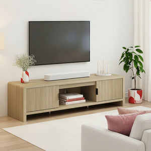 Szafka pod telewizor Lukkodso 150x40x40 cm [en.casa]