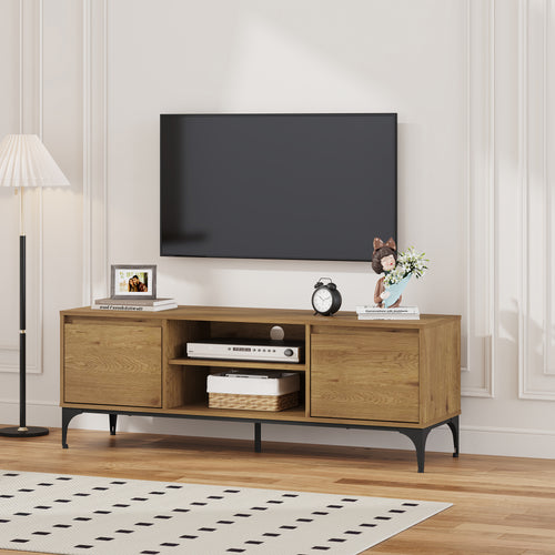 Szafka pod telewizor Kistiandi 140x40x50 cm [en.casa]
