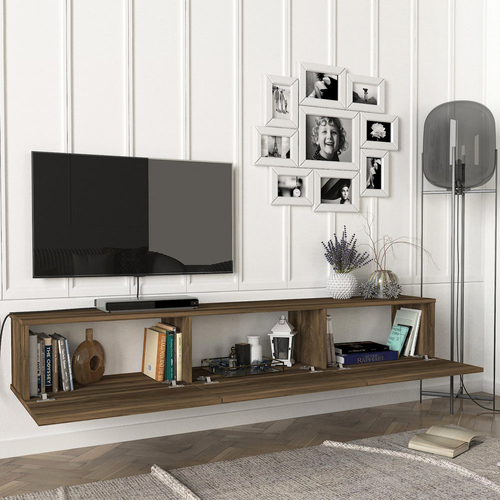 Szafka RTV Vihti 180x31x29,5cm w różnych kolorach [en.casa] - premiumXL