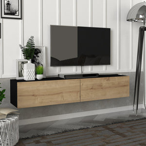 Szafka RTV Toivakka 135x31x25cm w różnych kolorach [en.casa] - premiumXL