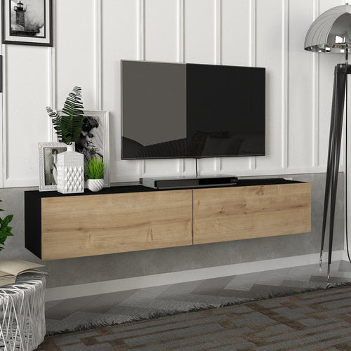 Szafka RTV Toivakka 135x31x25cm w różnych kolorach [en.casa] - premiumXL