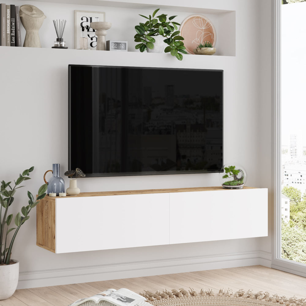 Stolik pod telewizor Lapinlahti w różnych kolorach i rozmiarach [en.casa] - premiumXL
