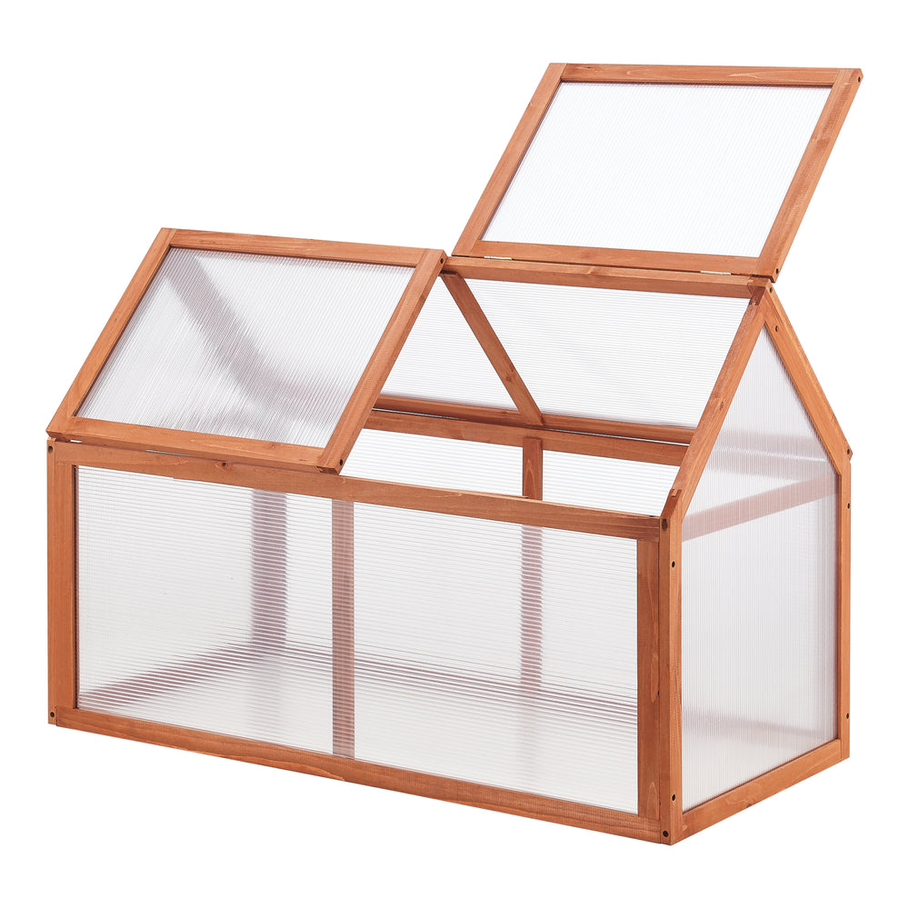 Zimna rama Duiven 100 x 55 cm drewno sosnowe [casa.pro]