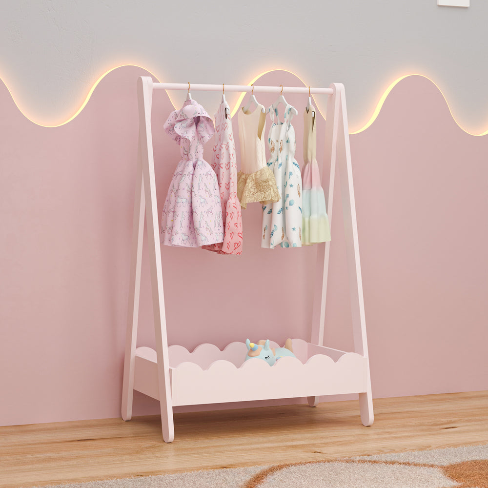 Szafka na ubrania dziecięce Vestnes 99x66x38 cm [en.casa]