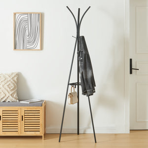 Wieszak na ubrania Vevelstad 181x52,5x52,5 cm stal [en.casa] - premiumXL