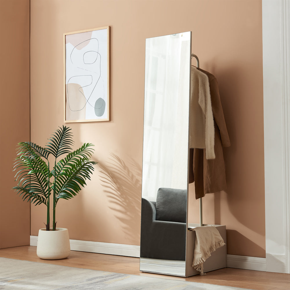 Lustro do garderoby 2-w-1 Saden 165x40x51 cm [en.casa]