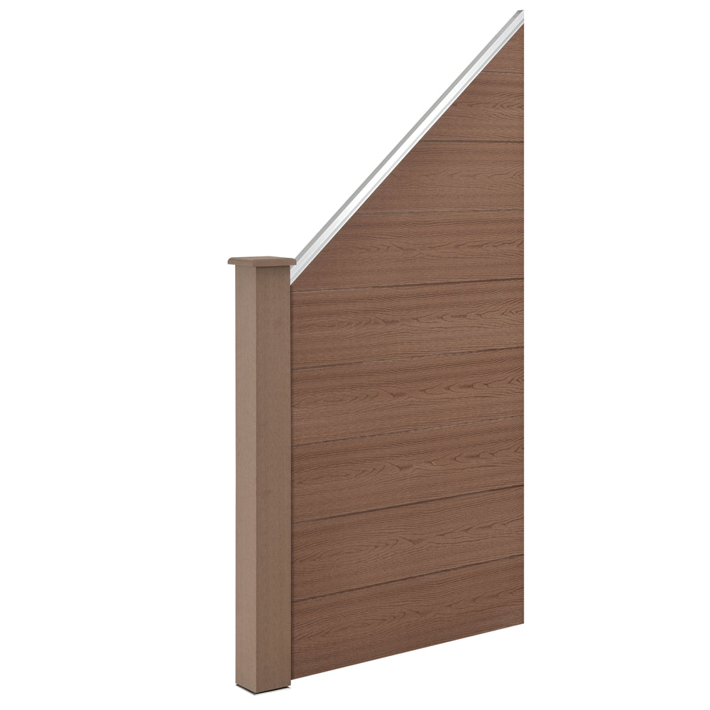 Ogrodzenie ogrodowe Segovia WPC w różnych wariantach [neu.holz] - premiumXL