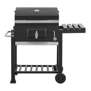 Czarny wózek grillowy Arnad [casa.pro]