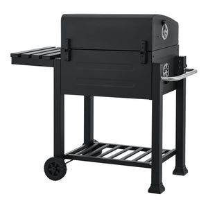 Czarny wózek grillowy Arnad [casa.pro]
