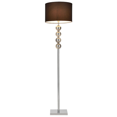 Lampa stojąca Spheridern 1x E27 Ø 37,5 x 155 cm chrom/czarny lux.pro - premiumXL