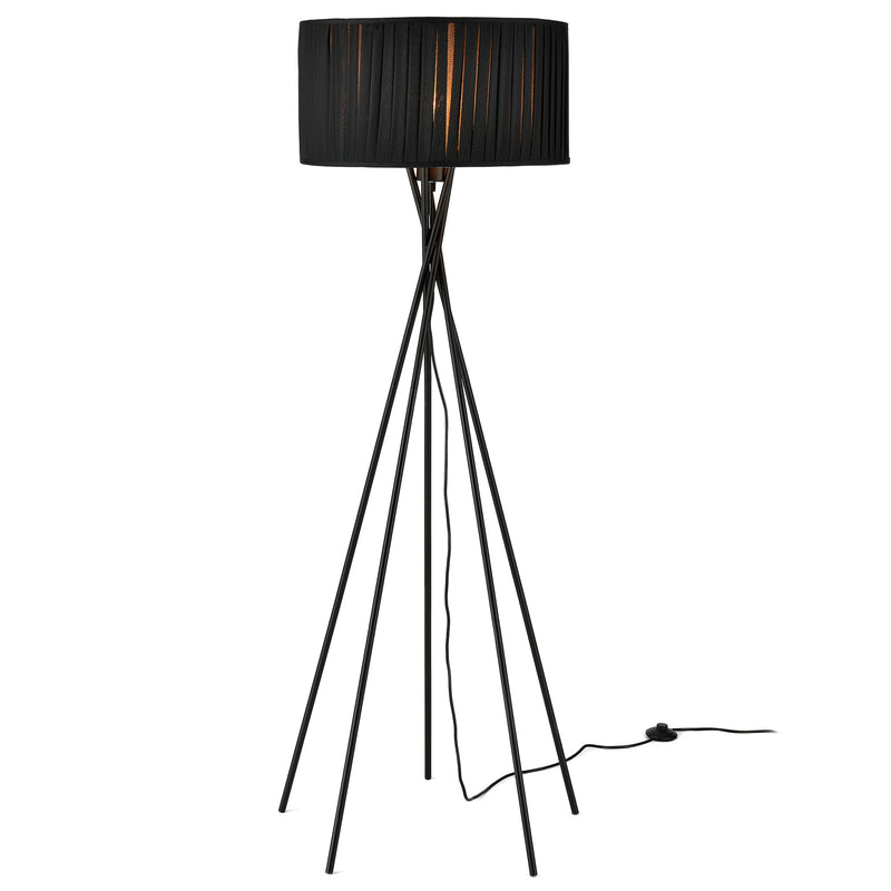 Szkic wymiarowy [lux.pro]® Lampa stojąca - Black Mikado 1 x E 27 - 60W - czarna