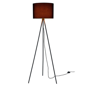 Lampa stojąca z obrotową podstawą 1x E27 Ø 29,5 x 150 cm czarna lux.pro - premiumXL
