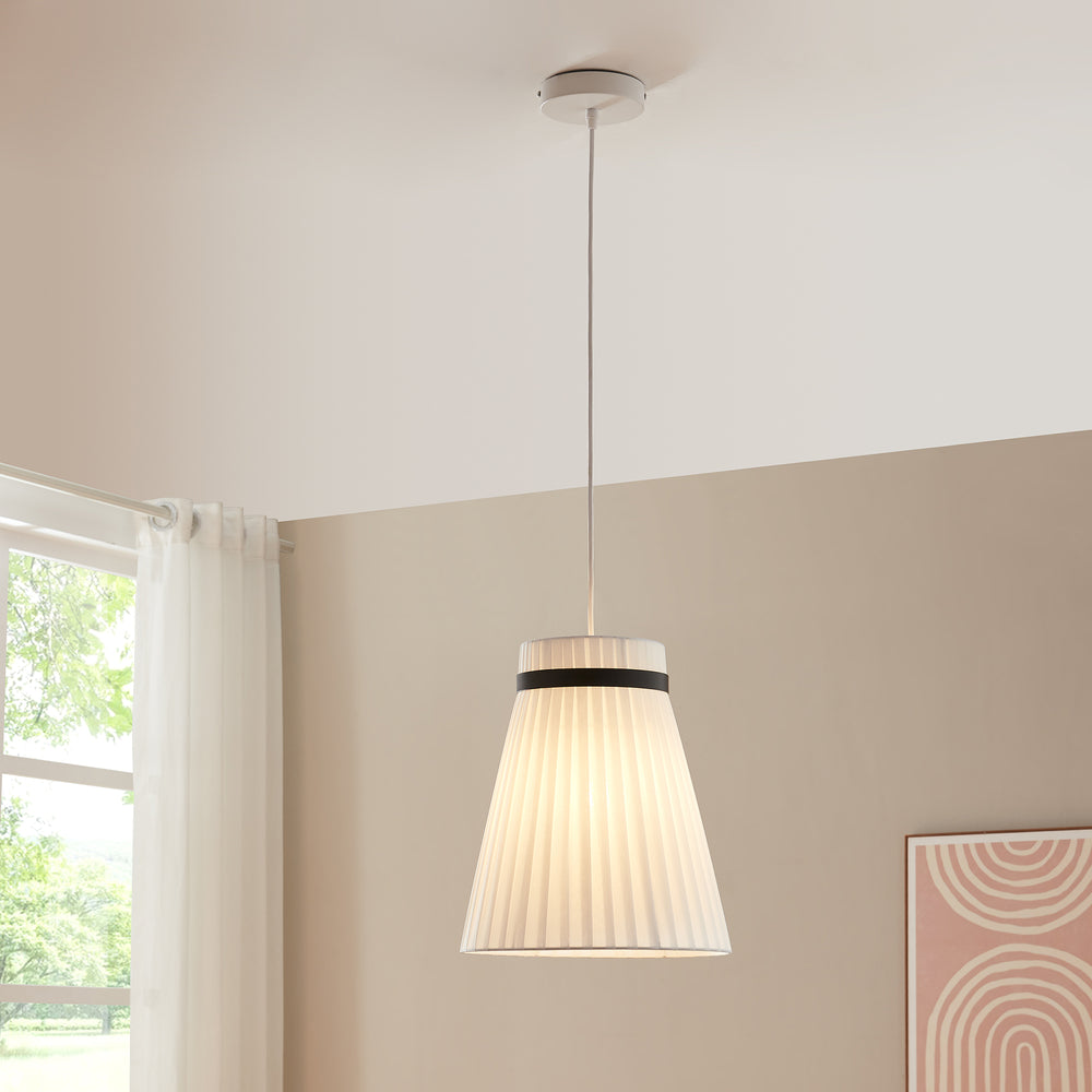 Lampa wisząca Broughton biała [lux.pro] - premiumXL