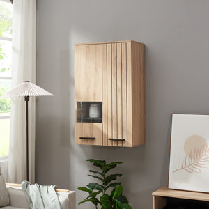 Szafka wisząca Noppen 98x60x38 cm dąb [en.casa] - premiumXL