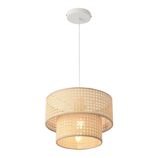 Lampa wisząca Ascot o wyglądzie rattanu [lux.pro]