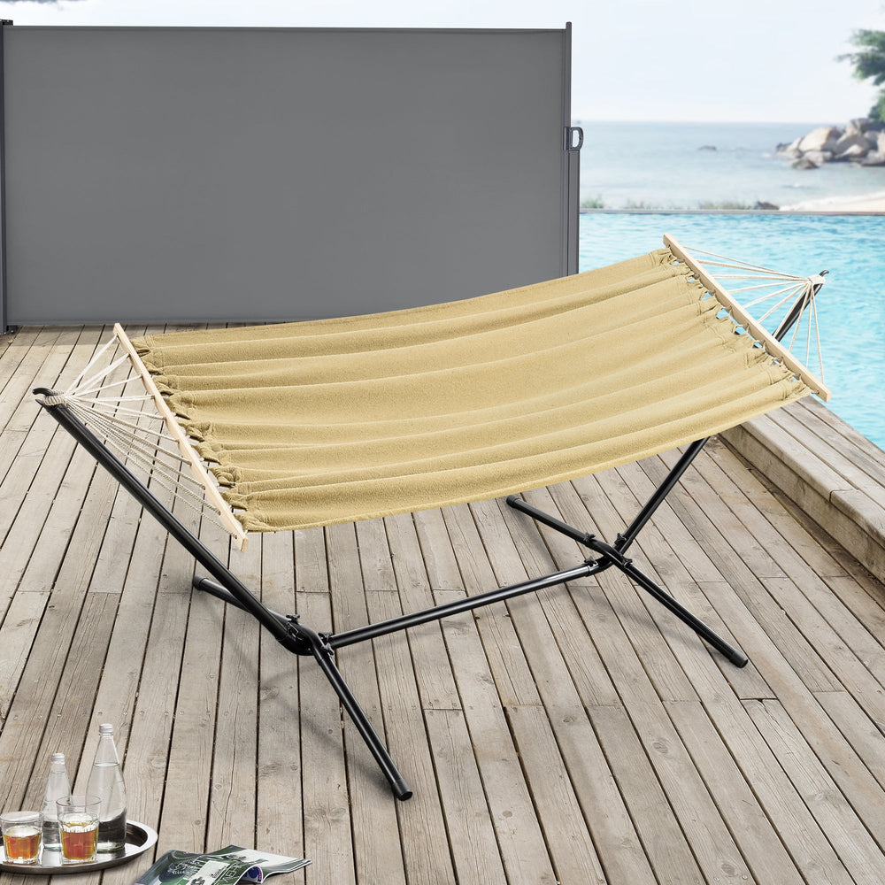 Hamak Surte ze stelażem 200x100 cm [en.casa] - premiumXL