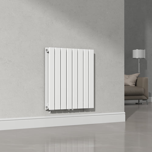 Grzejnik dekoracyjny Nore White 60x60cm dwuwarstwowy 809W [neu.haus]