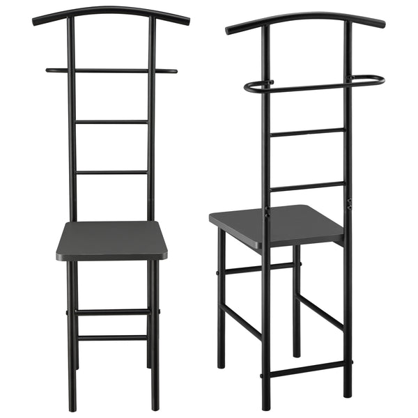 Fotel męski Anaheim 107x45x45 cm z wieszakiem na ubrania en.casa