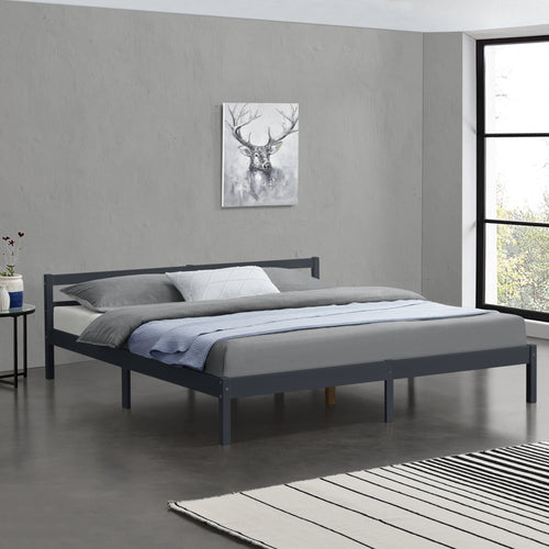 Łóżko drewniane Nakkila różne kolory i rozmiary Kolory i rozmiary en.casa