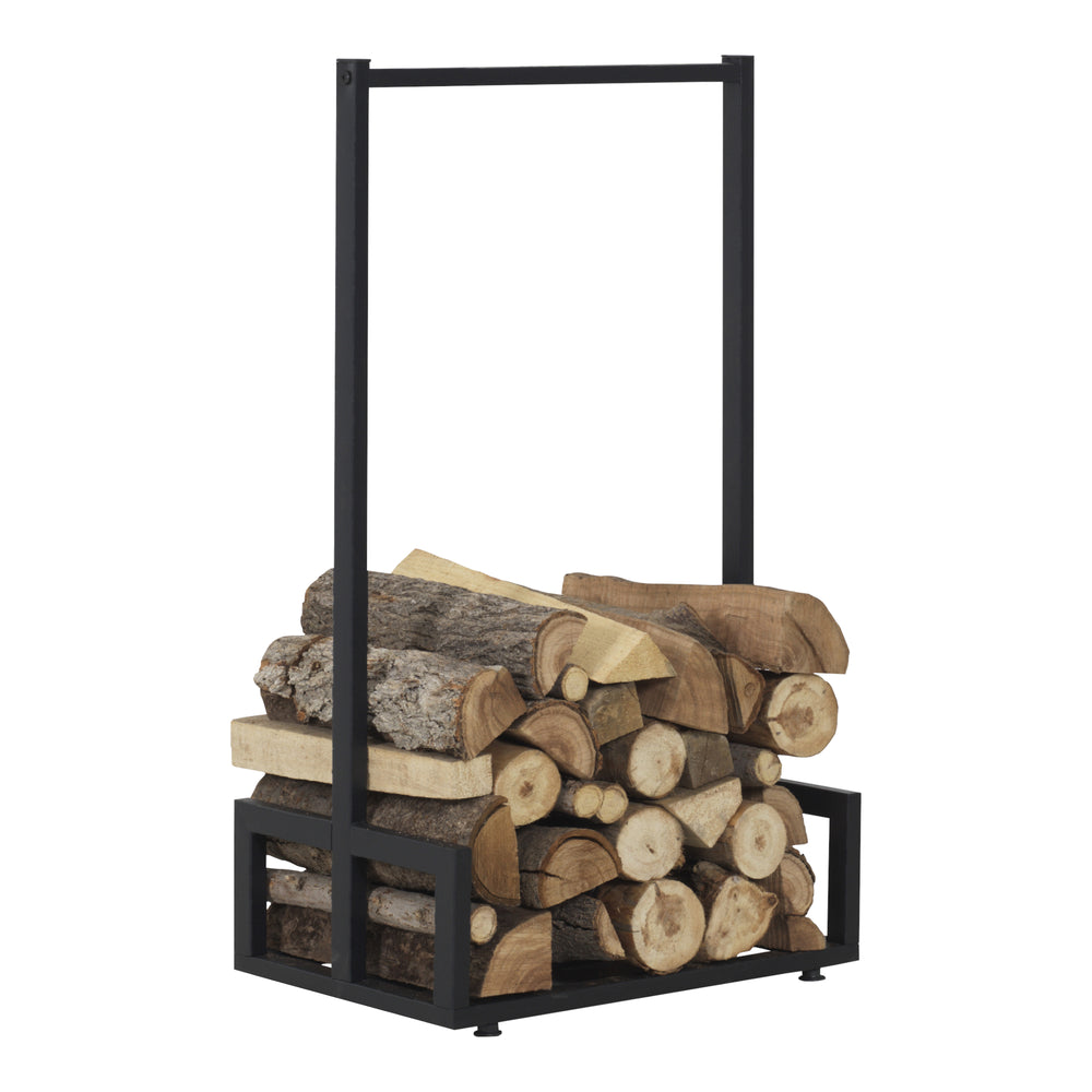Regał na drewno kominkowe Thisted 50x35x95cm [en.casa] - premiumXL