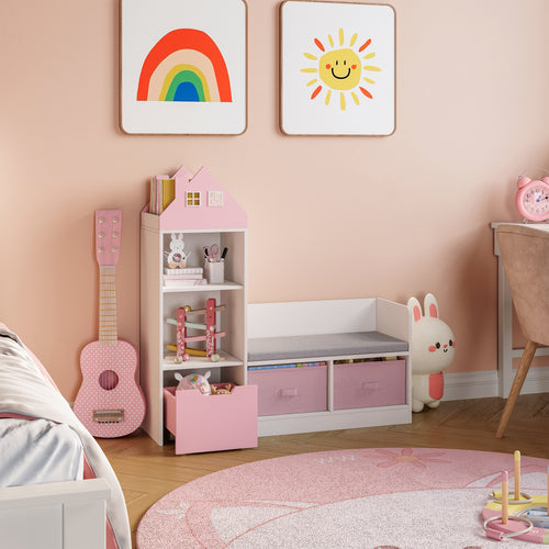 Ławka dziecięca z półką Vipsali [en.casa]