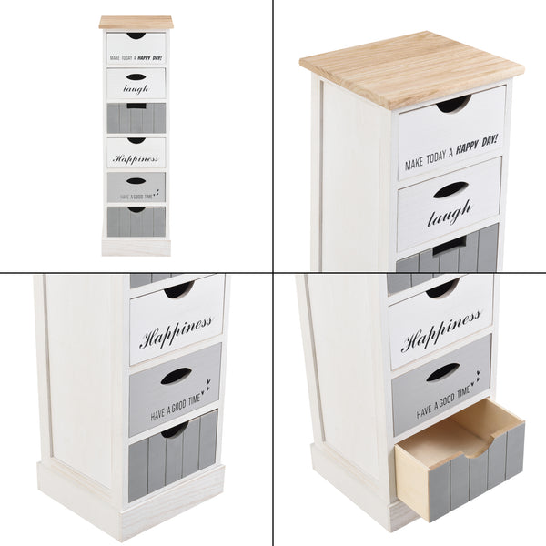 Komoda Salo z 6 szufladami 91x29x27cm w różnych kolorach. kolory [en.casa]
