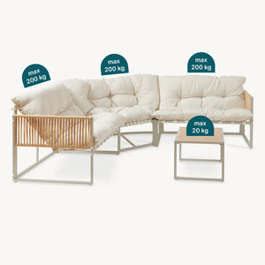 Zestaw wypoczynkowy Karg [casa.pro]