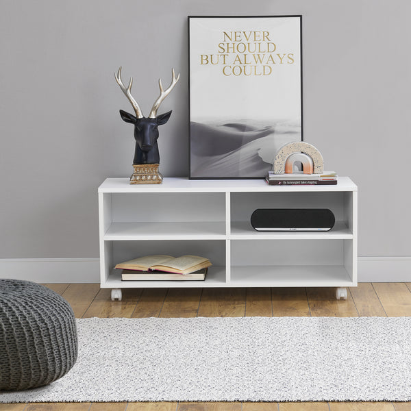 Szafka niska na kółkach Gränne 90x35x41cm w różnych kolorach. kolory [en.casa]