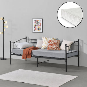 Łóżko dzienne Arjeplog 90x200cm z materacem w różnych kolorach kolory en.casa