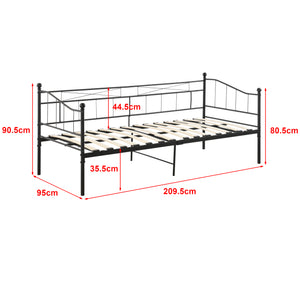 Łóżko dzienne Arjeplog 90x200cm z materacem w różnych kolorach kolory en.casa