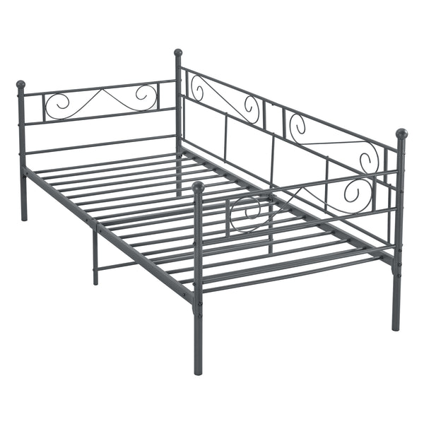 Łóżko metalowe Kerava 90x200 cm w różnych kolorach kolory en.casa