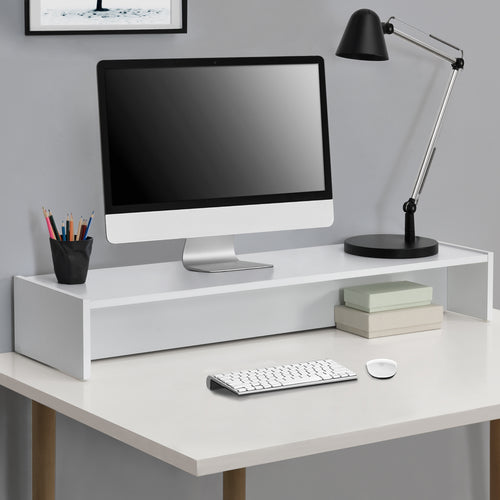 Półka na monitor Flenserg 100x27x15 cm w różnych kolorach en.casa - premiumXL