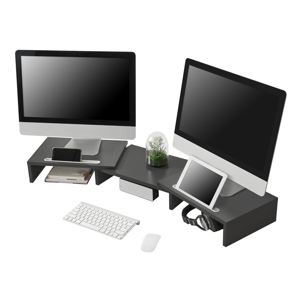 Podstawka pod monitor Vilppula 79x27x10,5cm w różnych kolorach [en.casa] - premiumXL