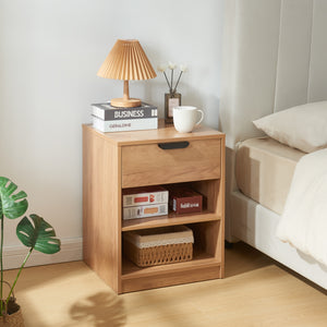 Stolik nocny Varkaus 55x43x40cm dąb [en.casa] - premiumXL