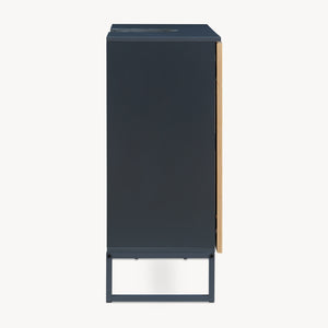 Szafka pod umywalkę Svanes 70x60x30 cm Ciemnoszary/Naturalny [en.casa]