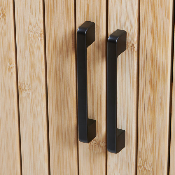 Szafka pod umywalkę Svanes 70x60x30 cm Ciemnoszary/Naturalny [en.casa]