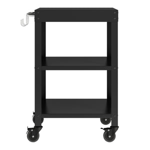 Wózek do serwowania na zewnątrz Bolognano stal 81x50x50 cm [casa.pro]