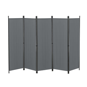 Parawan pokojowy Huesca 5-częściowy 250x171 cm różne kolory en.casa - premiumXL