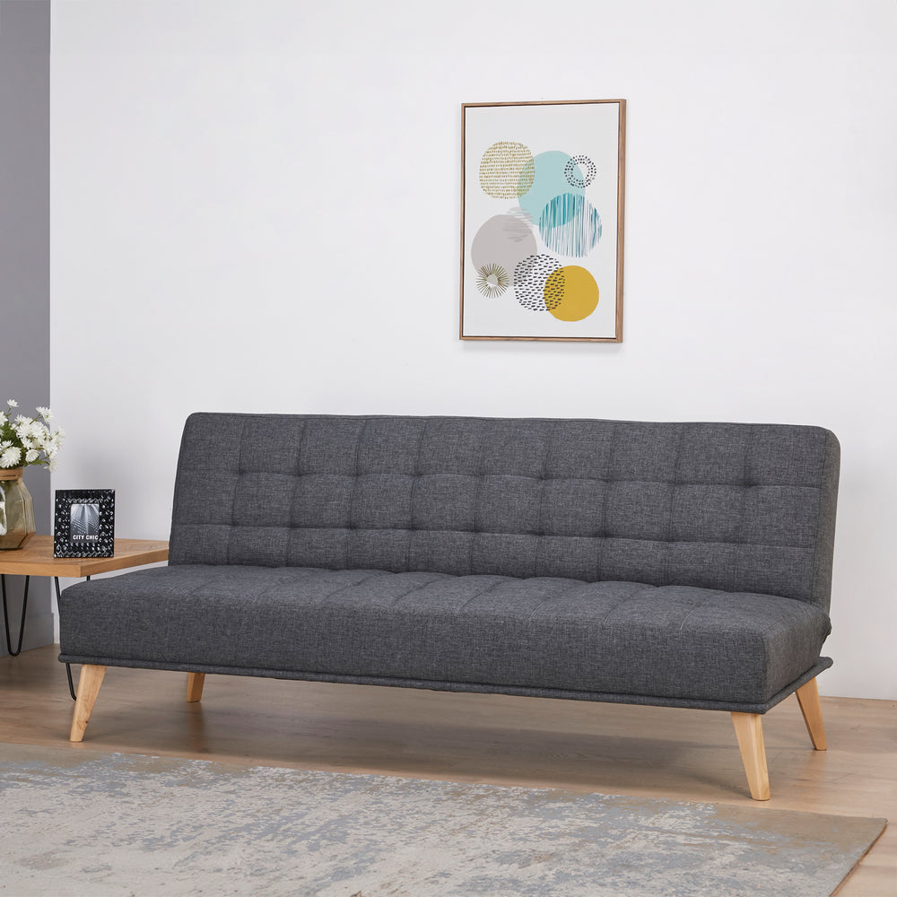 Sofa rozkładane Pukkila 180x86x81 cm tkanina [en.casa]