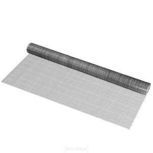Ogrodzenie z siatki drucianej 1x5 m/rolka stal ocynkowana szara pro.tec - premiumXL